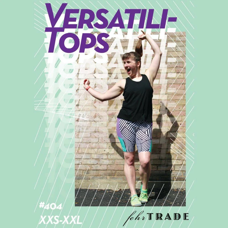 PATRON DE COUTURE PDF | T-shirt et camisole Versatili-Tee & Tank | Fehr Trade