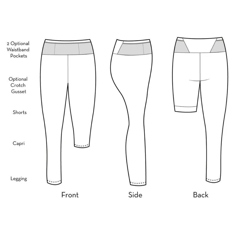 PATRON DE COUTURE PDF | Legging Tenacity | Fehr Trade