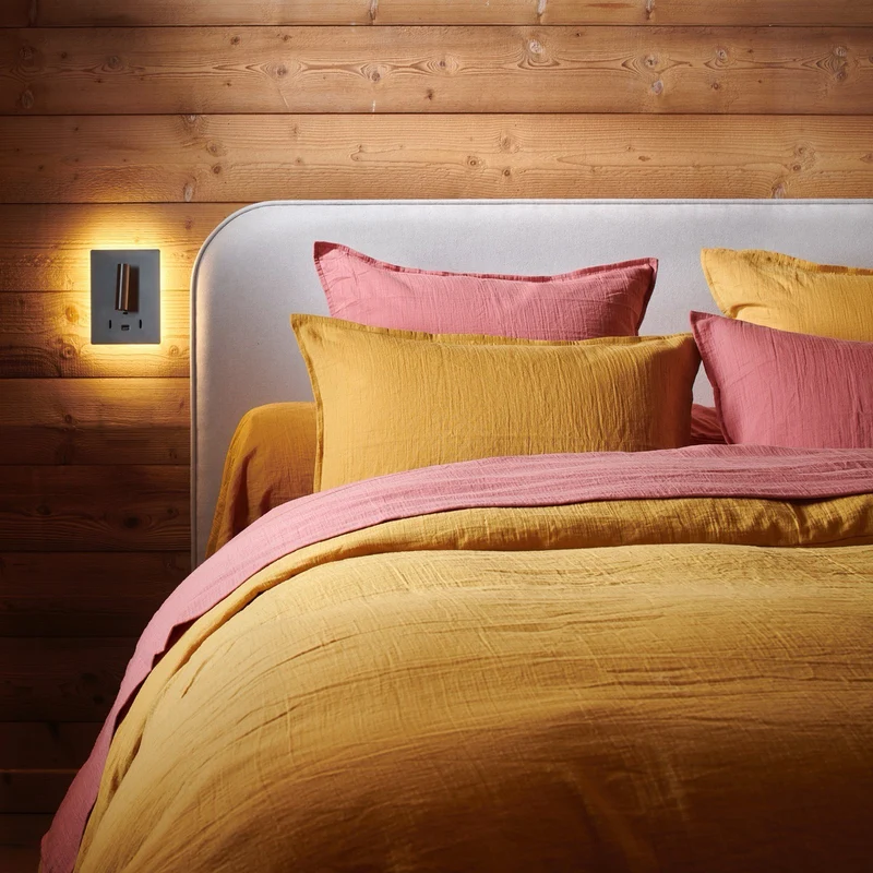 Housse de couette unie - Gaze de Coton