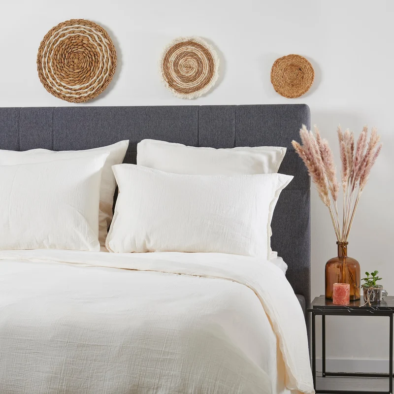 Housse de couette unie - Gaze de Coton