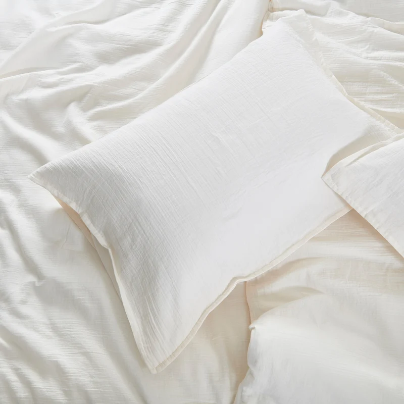 Housse de couette unie - Gaze de Coton