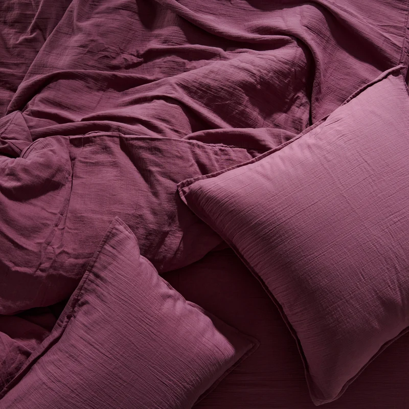 Housse de couette unie - Gaze de Coton