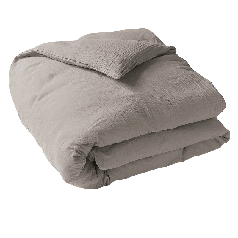 Housse de couette unie - Gaze de Coton