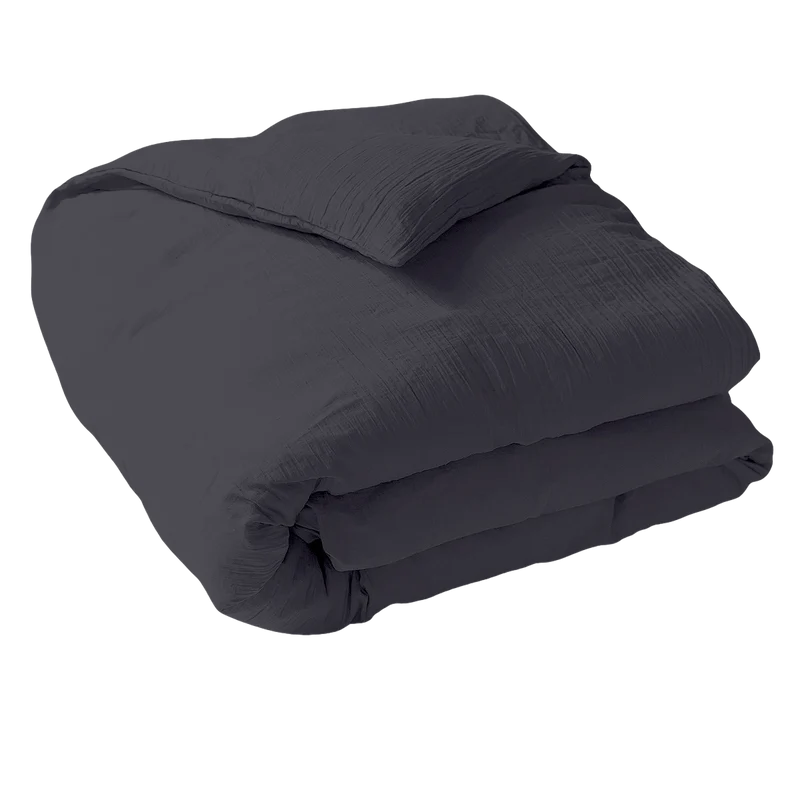Housse de couette unie - Gaze de Coton