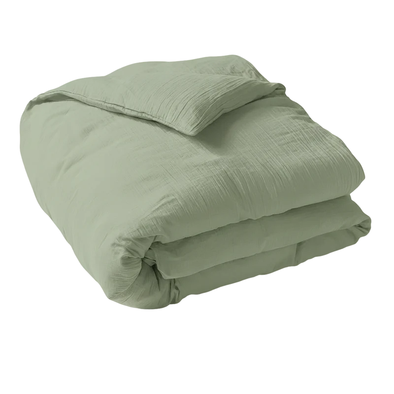 Housse de couette unie - Gaze de Coton