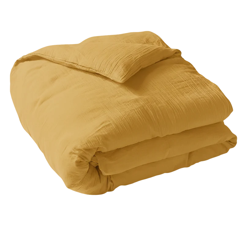 Housse de couette unie - Gaze de Coton