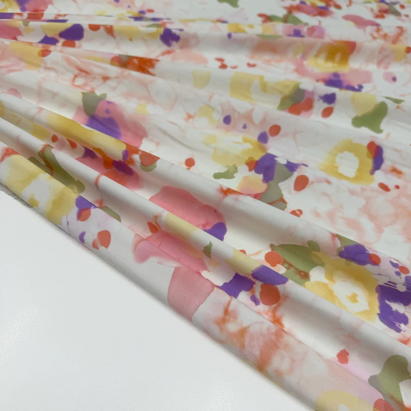 Tissu Satin Stretch, Coton - Acquerello