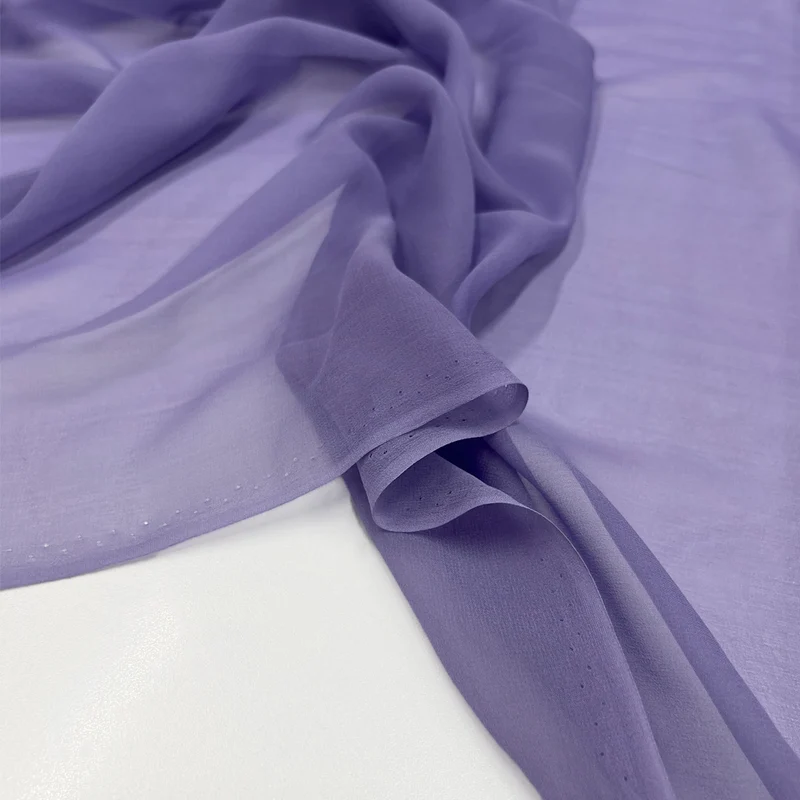 Tissu Crêpe Georgette, Soie - Rubino