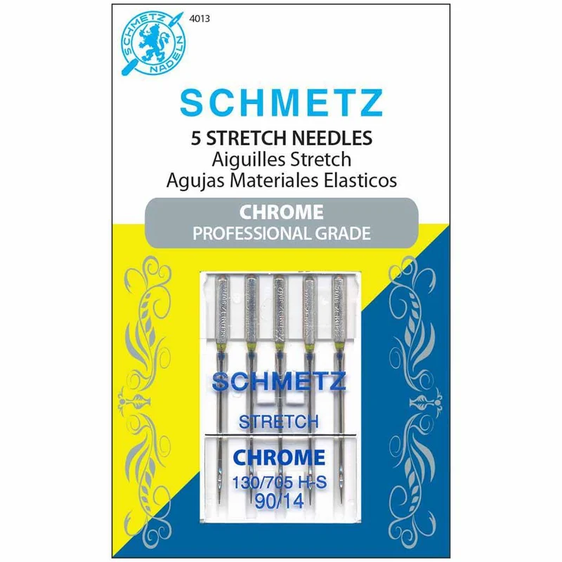 SCHMETZ | Aiguilles Stretch Chrome | Taille 90/14