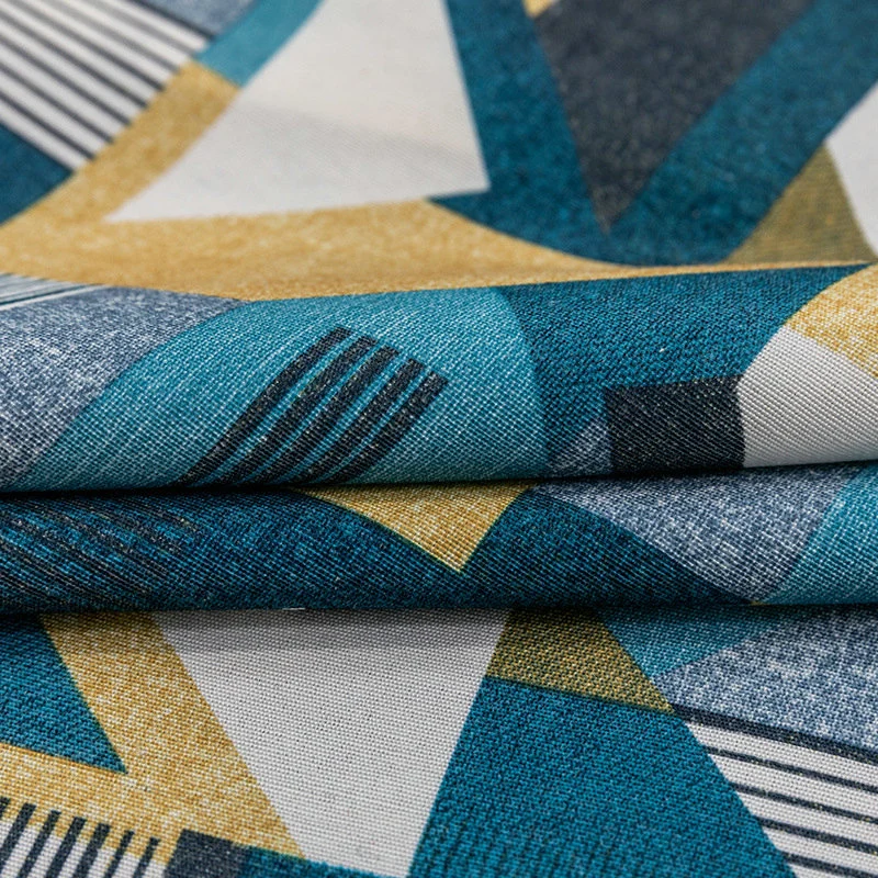 Rideau Scandinave à œillets Occultant 140 x H260 cm Bleu Canard