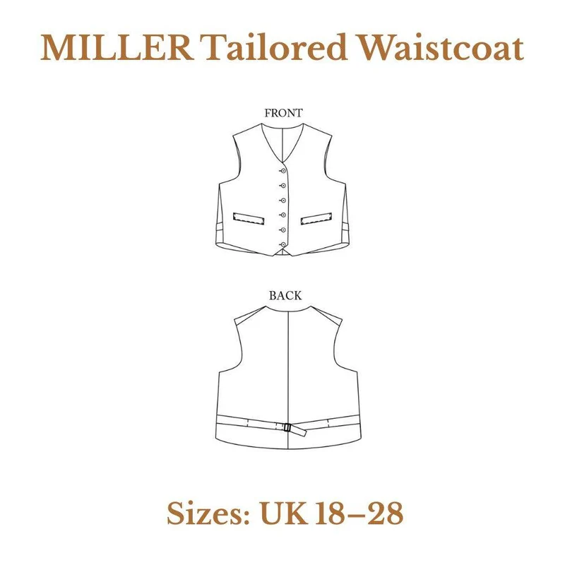 PATRON DE COUTURE PDF | Gilet tailleur MILLER | Merchant & Mills | UK 18–28