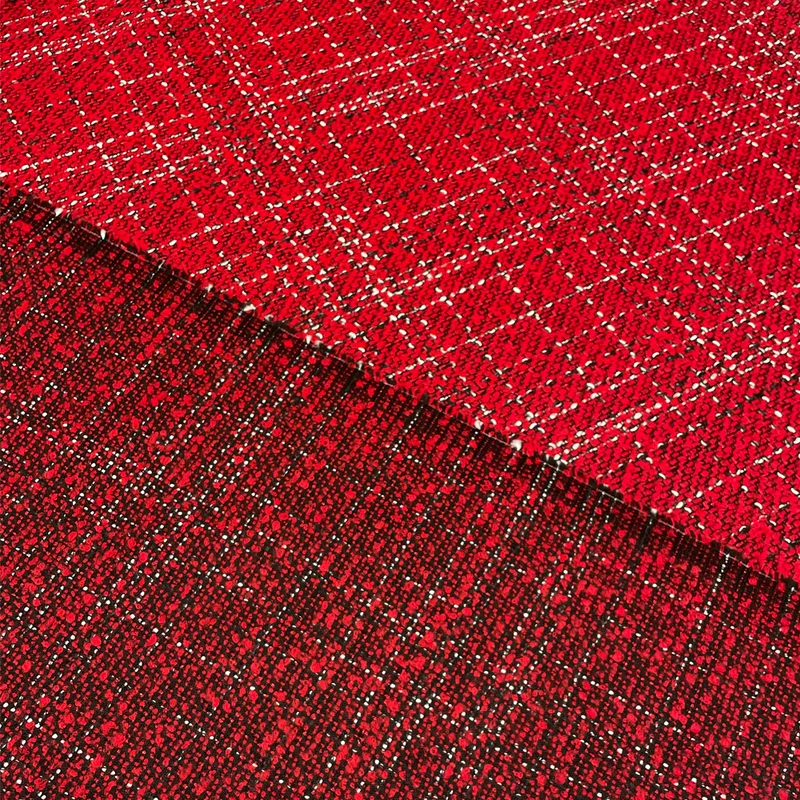 Tissu Tweed, Laine Vierge - Métallisé, Beatrice