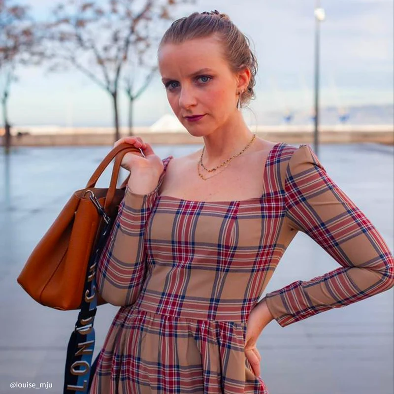 Tissu Viscose, Stretch - Tartan, Carlotta