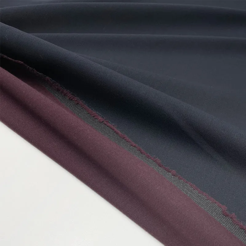 Tissu Manteau Gabardine Stretch, Laine Vierge - Double Face, Tommaso
