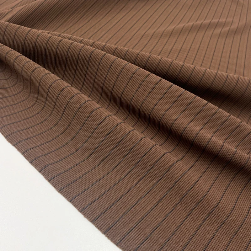 Tissu Maille Jersey Côtelé, Viscose - Bottaia