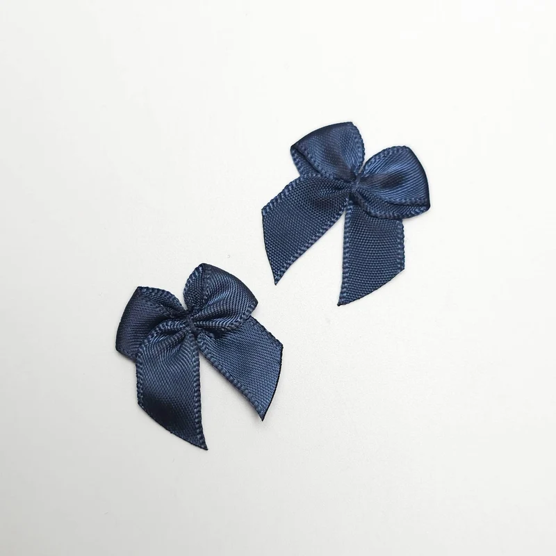 Nœuds en ruban de satin | Ornements de couture décoratifs | Paquets de 10