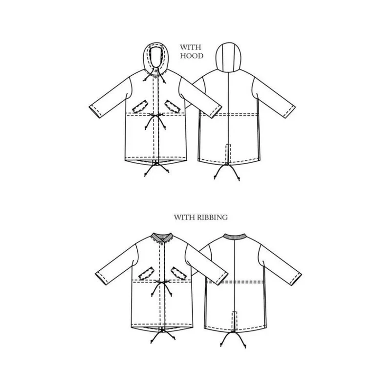 Patron de couture PDF | TN34 Parka | Merchant & Mills | UNISEXE