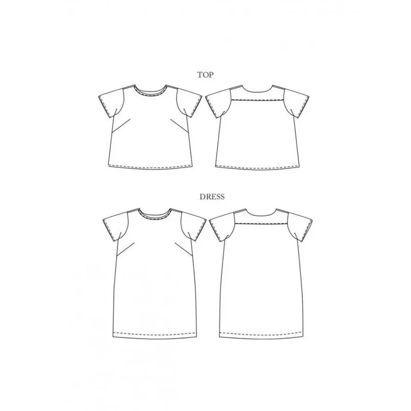 PATRON DE COUTURE PDF | CAMBER Robe et T-shirt | Merchant & Mills | UK 8–18