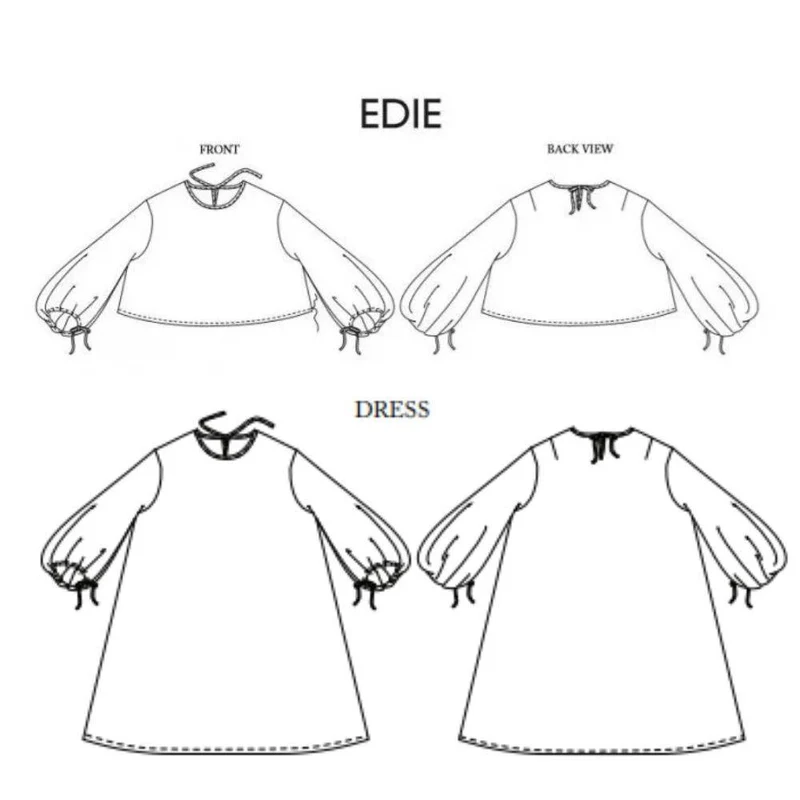 Patron de couture PDF | Edie Curvy | Merchant & Mills | UK 18–28