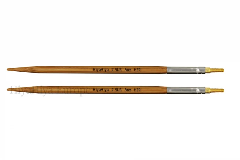 Pointes d'Aiguilles Interchangeables Bamboo - Hiya-Hiya