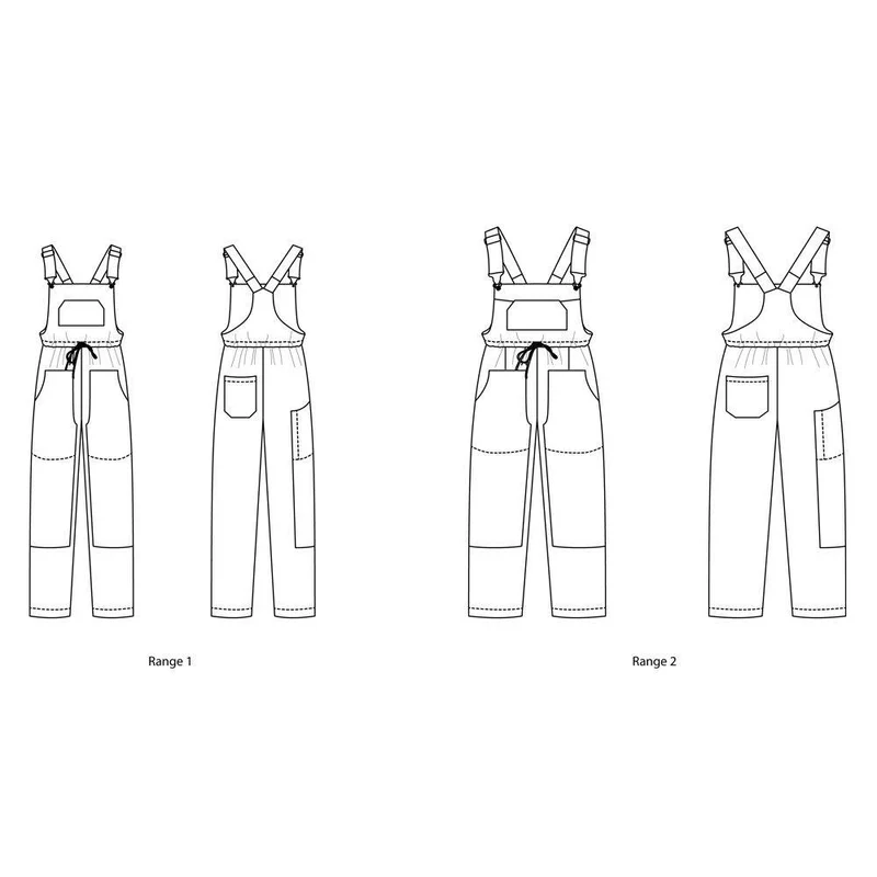 PATRON DE COUTURE PDF | Salopette Partner | Ready to Sew | TRILINGUE (FR / EN / ES)