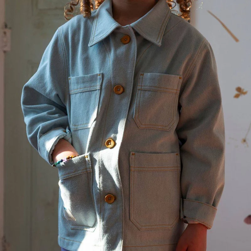 PATRON DE COUTURE PDF | Veste de travail Prosper (Enfant) | Ready to Sew | TRILINGUE (FR / EN / ES)