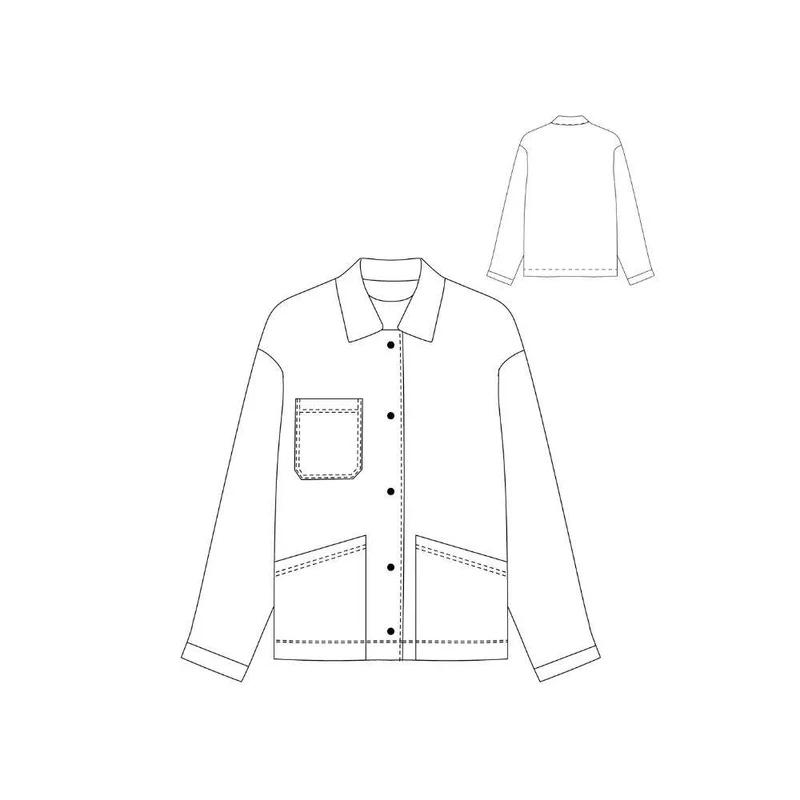 PATRON DE COUTURE PDF | Veste Julien | Ready to Sew | BILINGUE (FR / EN)