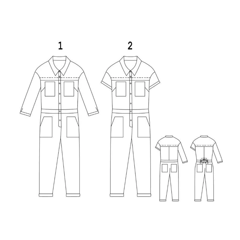 PATRON DE COUTURE PDF | Combinaison Jean-Paul | Ready to Sew | TRILINGUE (FR / EN / ES)