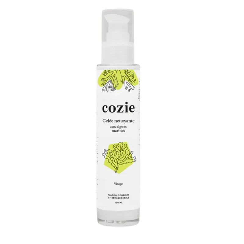Gelée nettoyante visage aux algues marines - Cozie