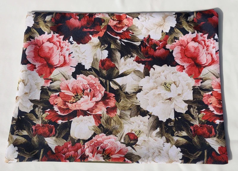 Peony Garden Table Set – Tablecloth, 2 Cushion Covers, Bunting and Place mats | Perfect for Garden Parties, Weddings & Kids' Events