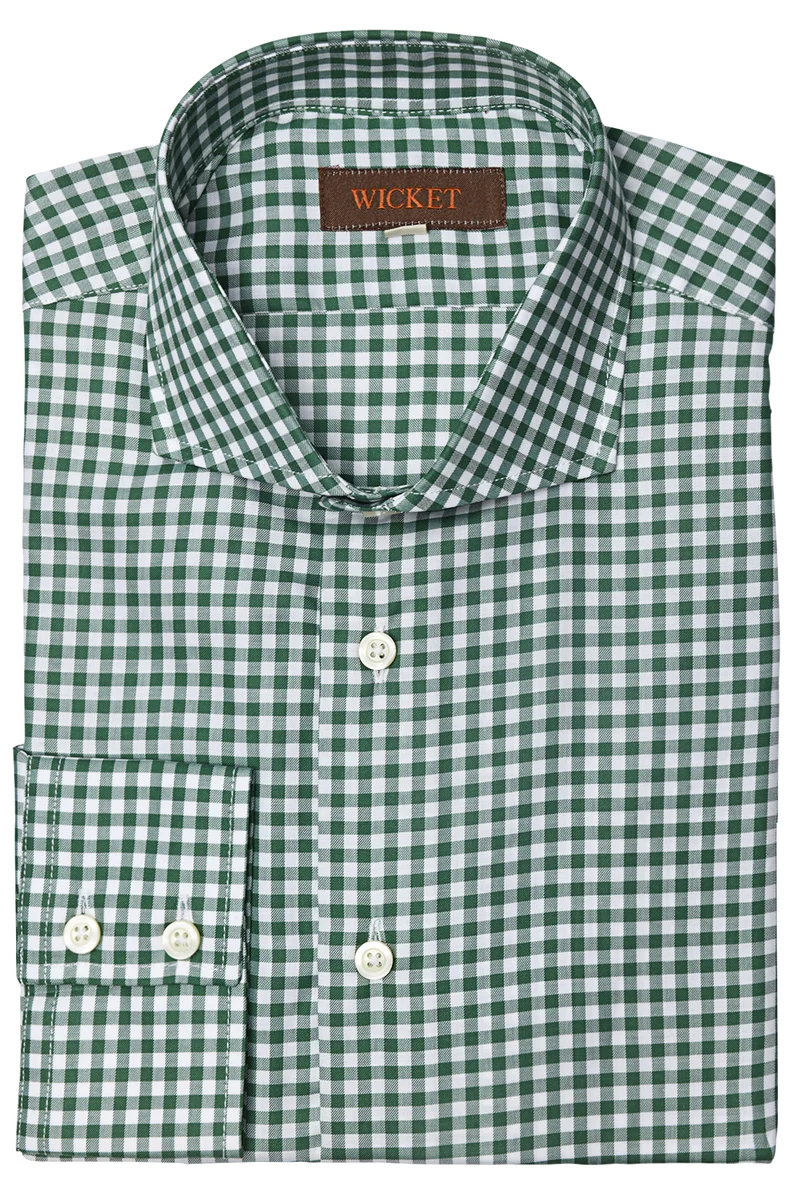 La Twill de Coton à Vichy Vert