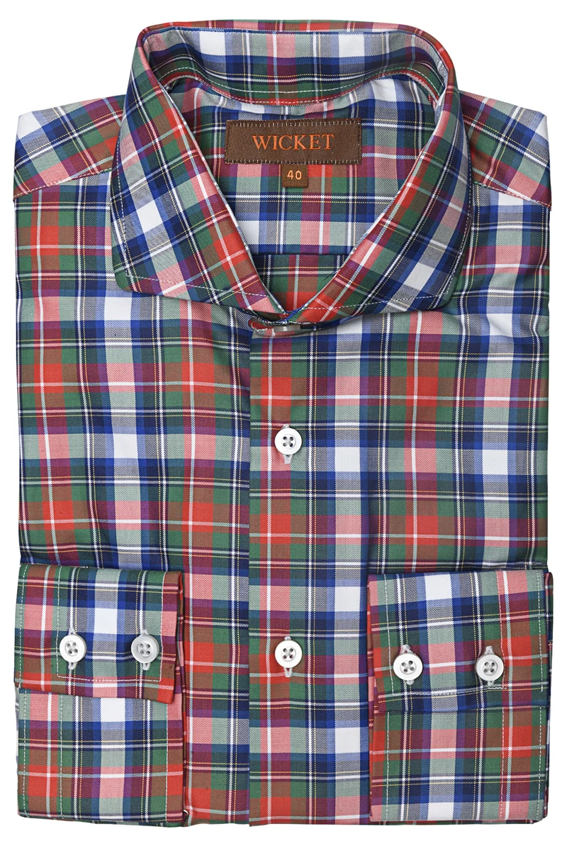 La Twill de Coton à Carreaux Tartan
