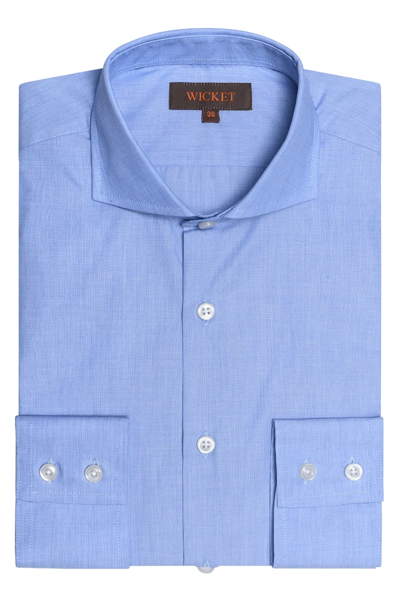 Popeline de Coton Bleu