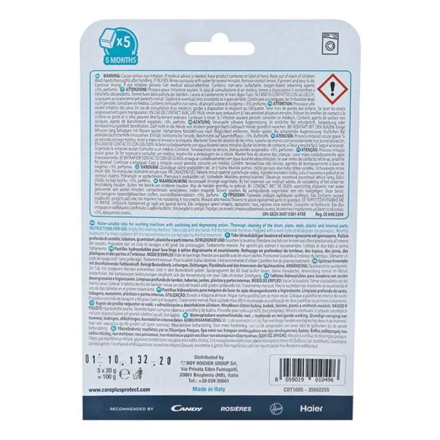 Accessoire - Pastilles nettoyantes pour lave-linge - CDT1005 - 35602255
