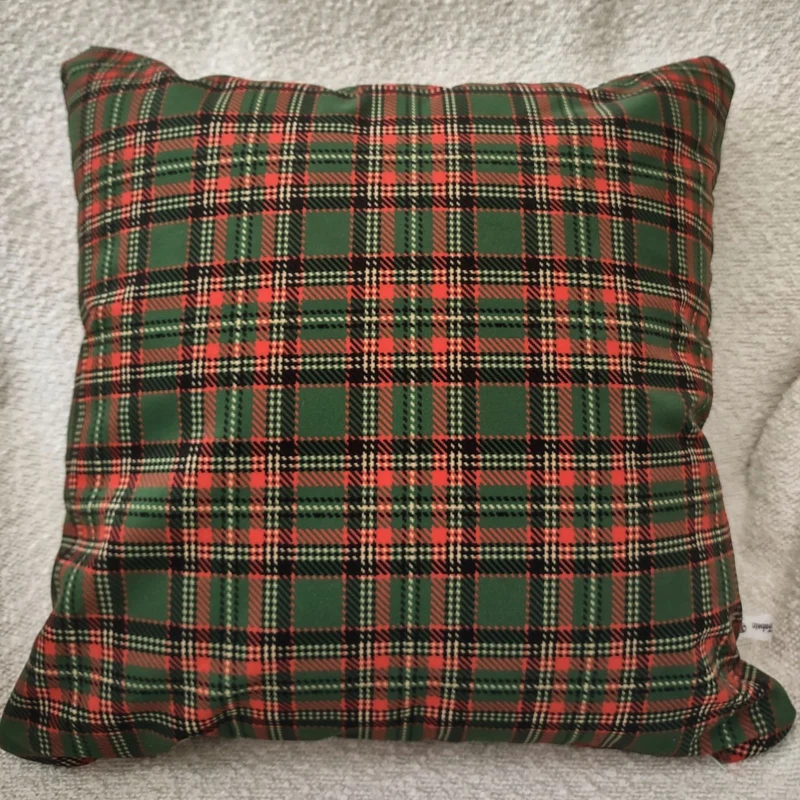 Christmas Check Plaid Velvet