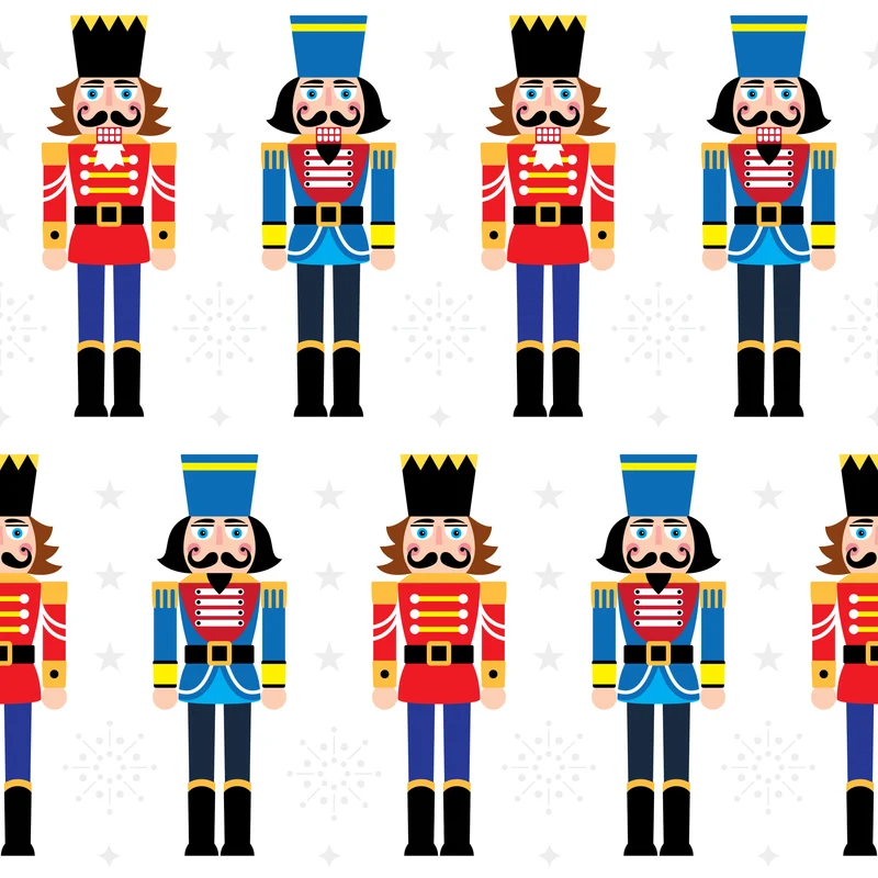 Christmas Nutcrackers Cotton
