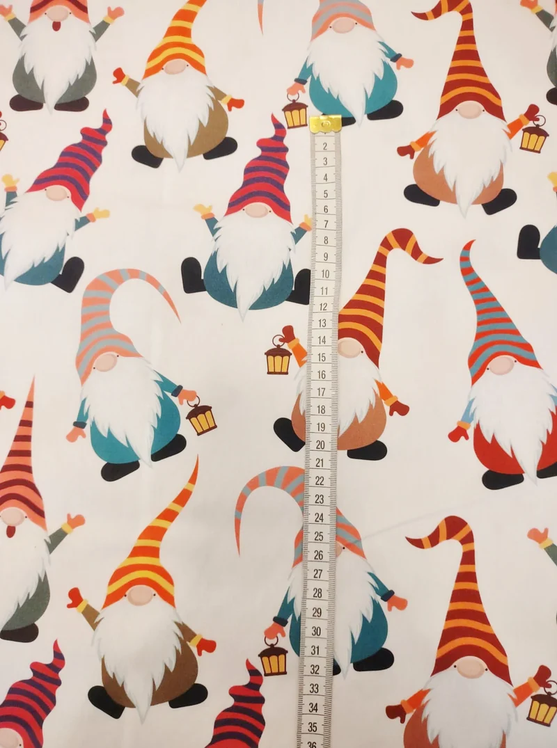 Funny Gnomes Cotton