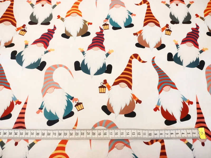 Funny Gnomes Cotton