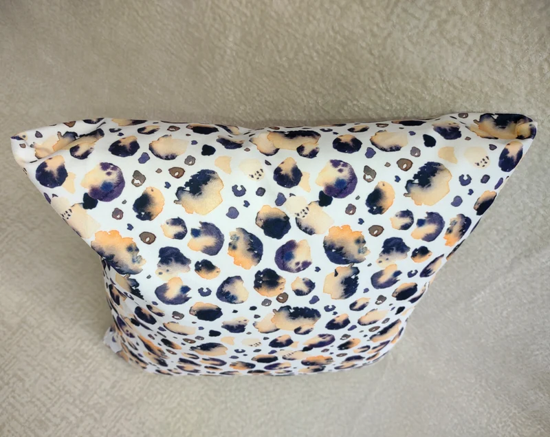 White Leopard Velvet Pillow Cover 40x40cm+ Zippered