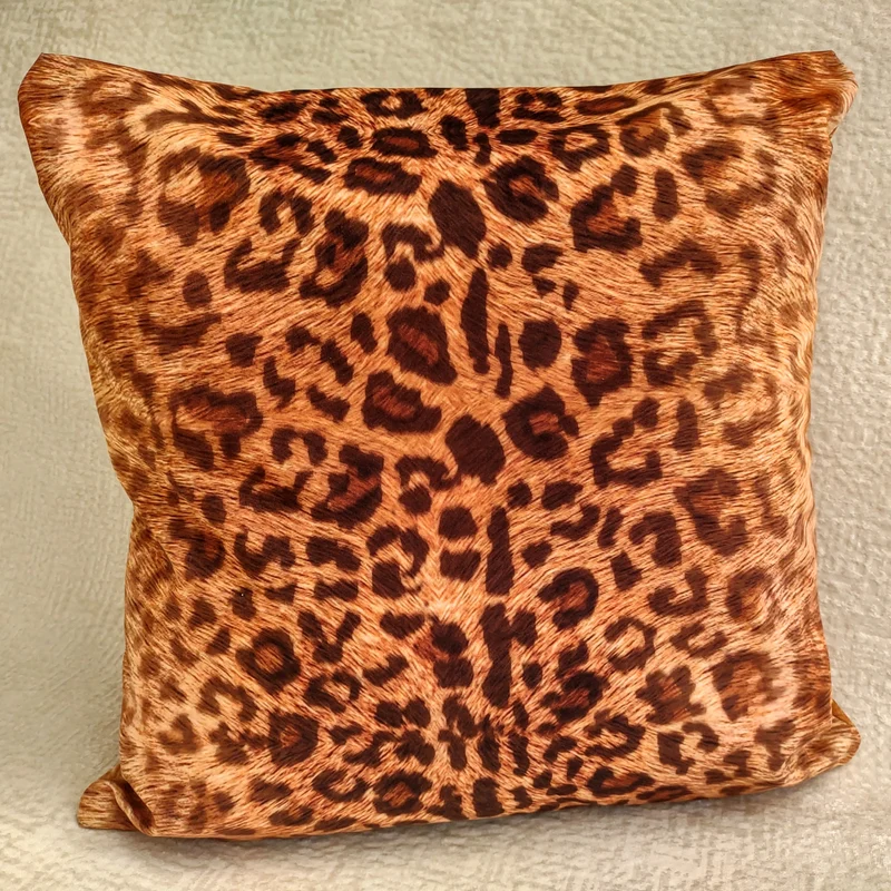 Leopard Velvet Pillow Cover 40x40cm+ Zippered