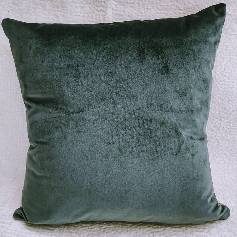 Red Poppies Velvet Cushion Cover 45x45cm+