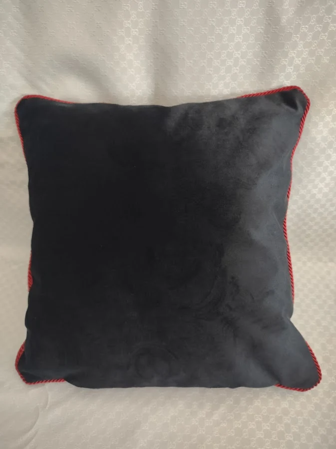 Black and White Set of Two Cushions