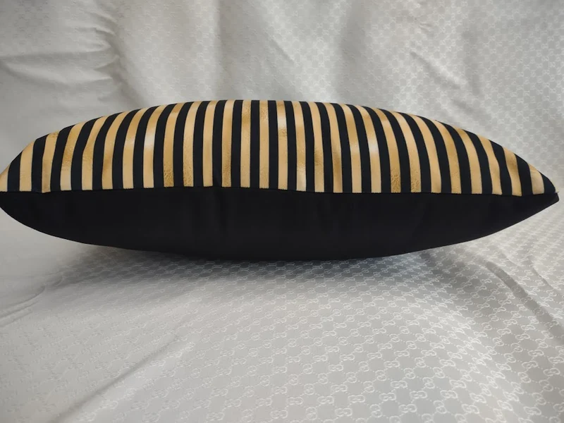 Stripped Set of Two Cushions