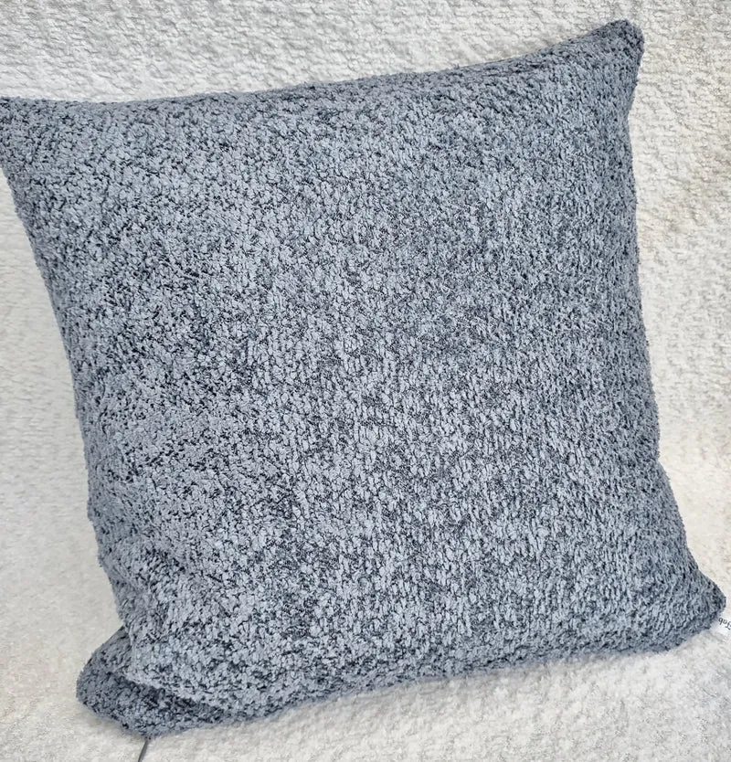 Blue Boucle Recycled Pillowcase