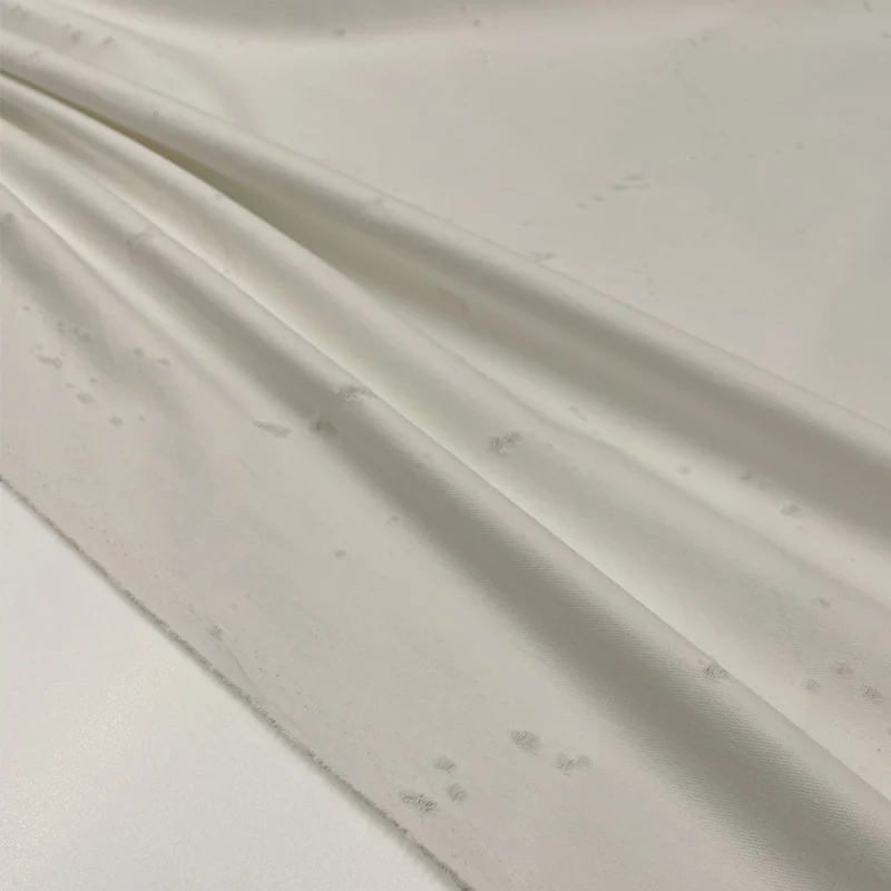 Tissu Denim Léger Stretch, Coton - Dévoré, Pio