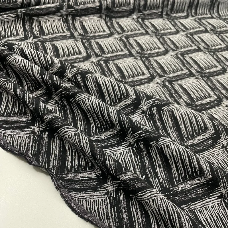 Tissu Jacquard, Coton - Métallisé, Bushwick