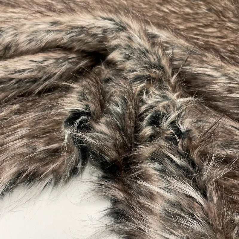 Tissu fourrure éco, Poils longs - Lupo