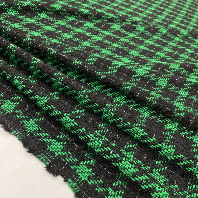 Tissu Tweed, Coton Viscose - Métallisé, Moderno