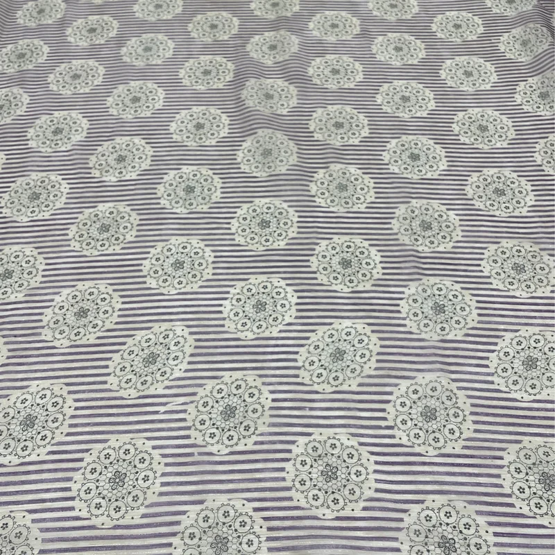 Tissu Mousseline Crinkle, Soie - Fileté, Giselle
