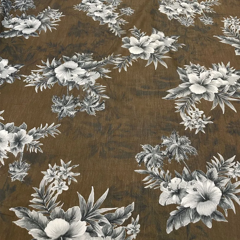 Tissu Voile, Coton et Soie - Tivion